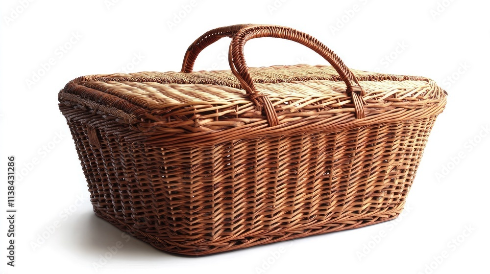 empty wicker basket empty wicker basket