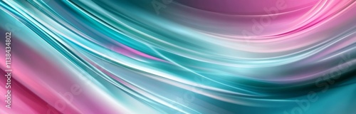 Abstract Teal Pink Swirling...