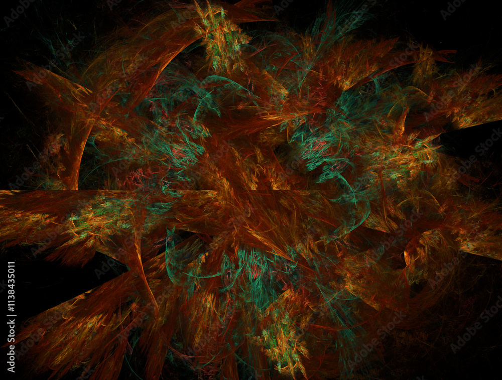 Imaginatory fractal abstract background Image Imaginatory fractal abstract background Image