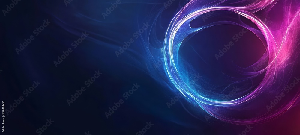 Abstract swirling blue and pink light energy forms Abstract swirling blue and pink light energy forms