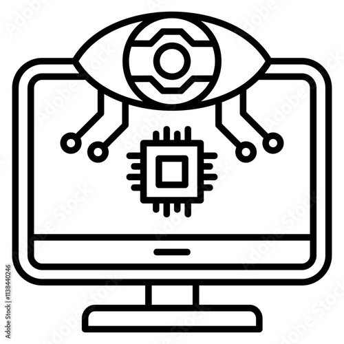 computer vision  icon