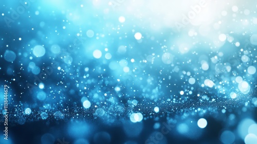 Abstract Blue Background Wi...