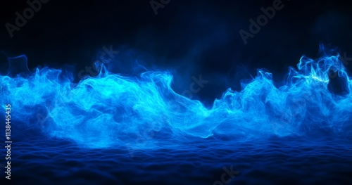 Abstract Blue Energy Wave F...