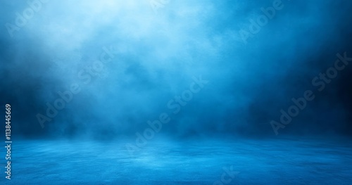 Blue Foggy Ground Abstract ...