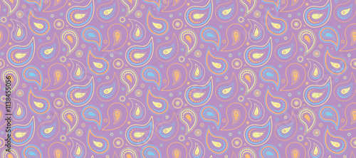 Pattern repeating by indian vitality. Festival elegant with variation meadow. Ornate ethnic a ethnicity paint.
