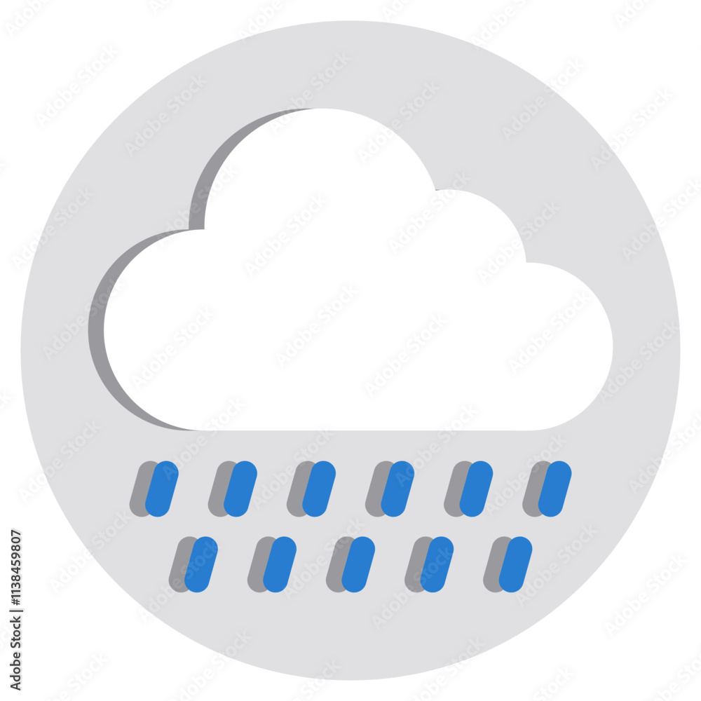 Rainfall icon in perfect design Rainfall icon in perfect design