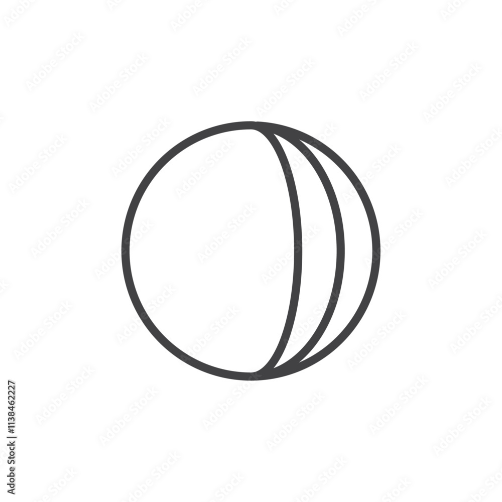 Jelly ball icon Logo symbol outline set Jelly ball icon Logo symbol outline set