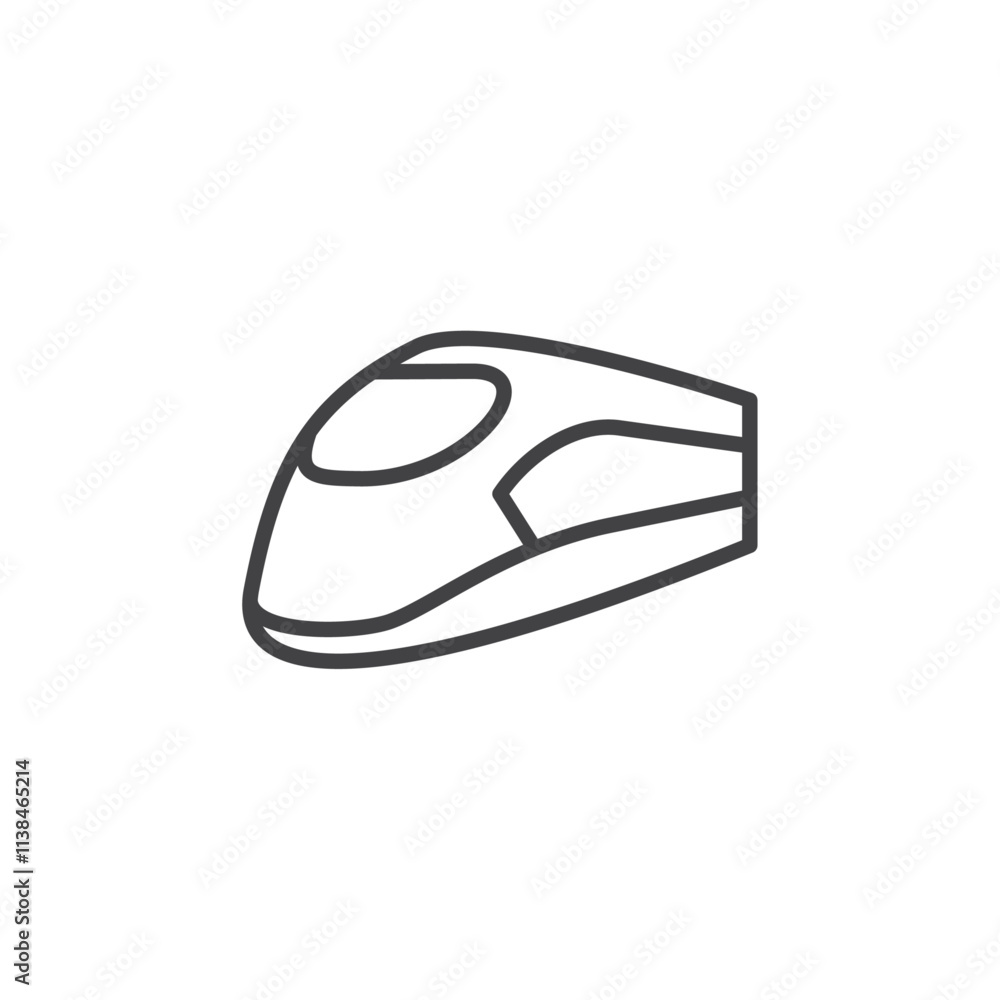 Train icon Logo symbol outline set Train icon Logo symbol outline set