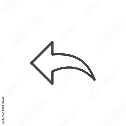 Free Download Backward icon Logo symbol outline set - GFXLoad