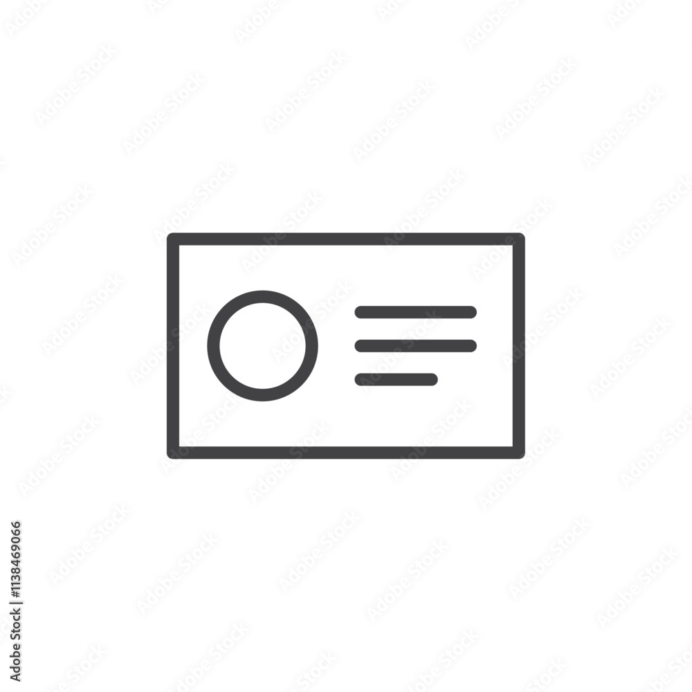 Certificate icon Logo symbol outline set Certificate icon Logo symbol outline set