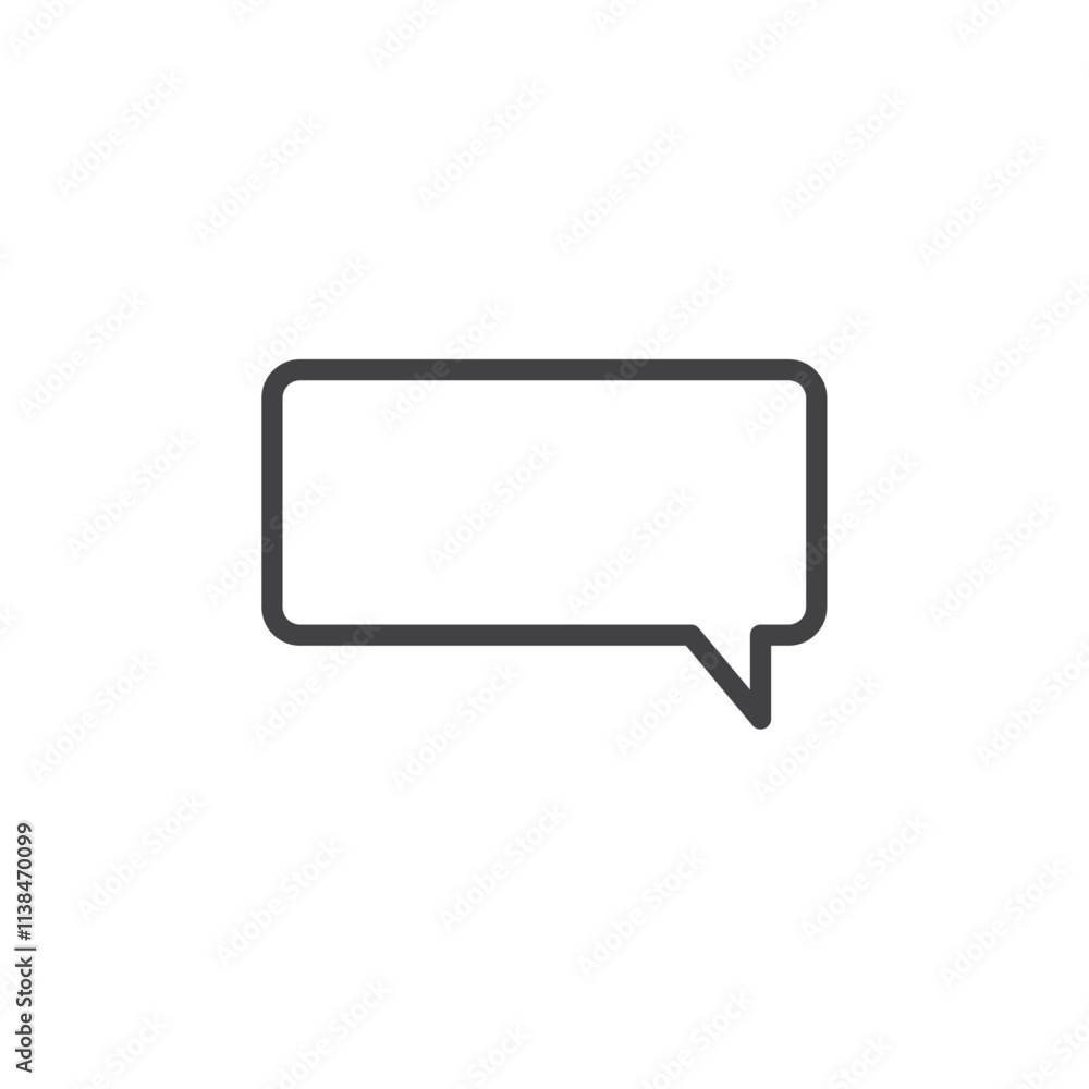 Conversation icon Logo symbol outline set Conversation icon Logo symbol outline set
