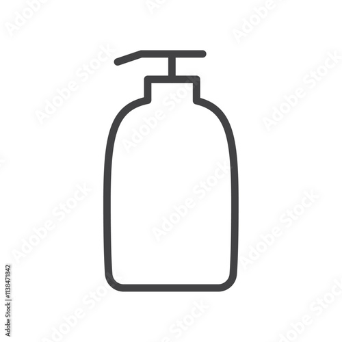 Handwash icon Logo symbol outline set