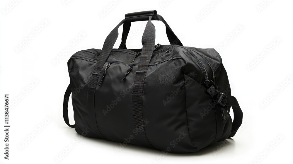 Fototapeta premium black bag isolated on white