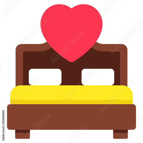 Premium download icon of bed