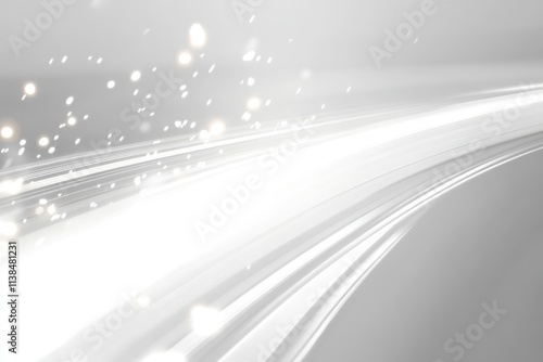Abstract White Light Streak...