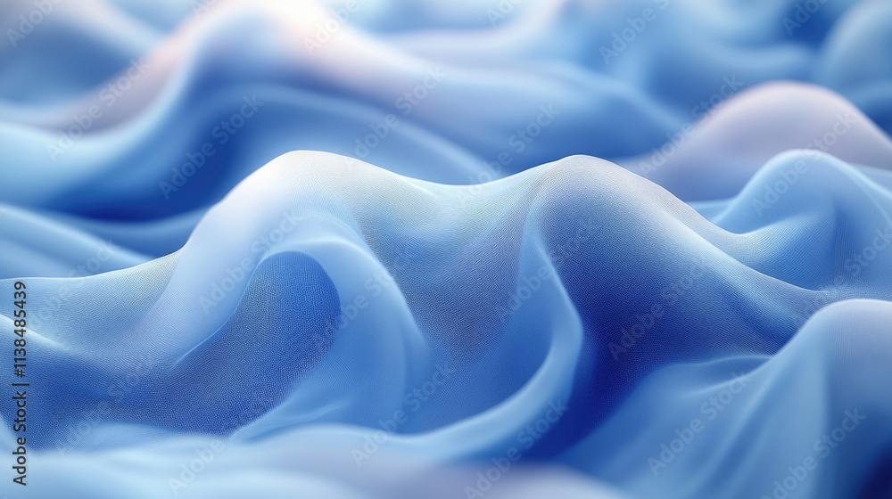 A detailed shot of a blue fabric texture A detailed shot of a blue fabric texture