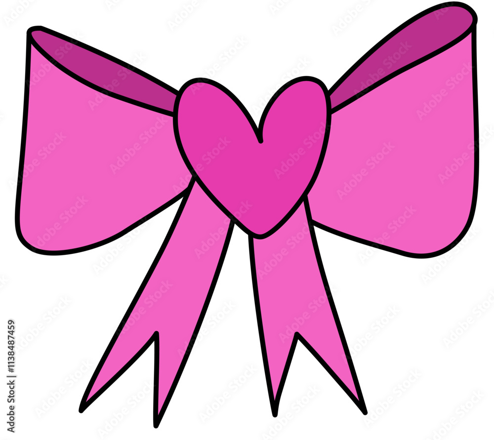 pink ribbon bow pink ribbon bow