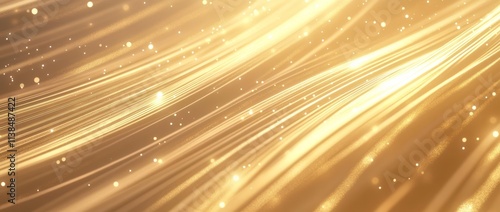 Golden Abstract Background ...