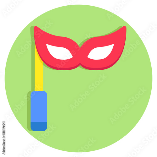 An editable design icon of eye prop