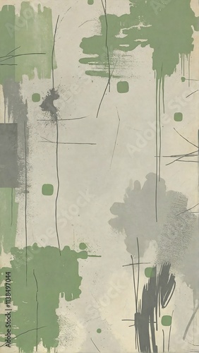 Green Grey Vintage Texture - Abstract Backdrop