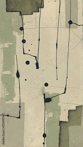 Green Grey Vintage Texture - Abstract Backdrop