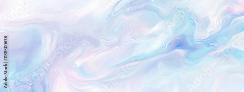 Abstract Pastel Swirls Liqu...