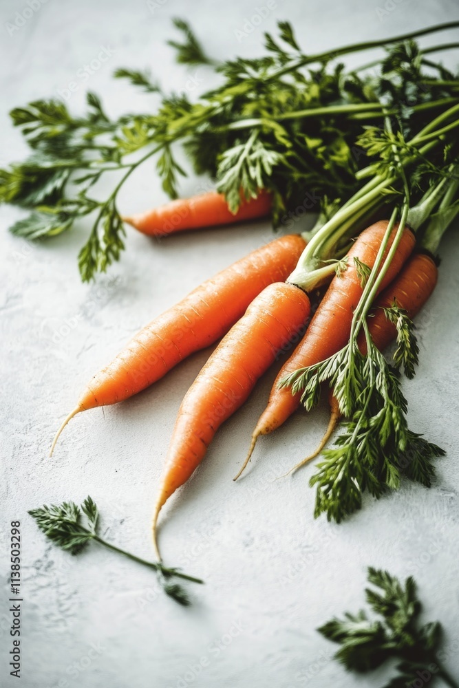 A bunch of carrots sitting on a table A bunch of carrots sitting on a table