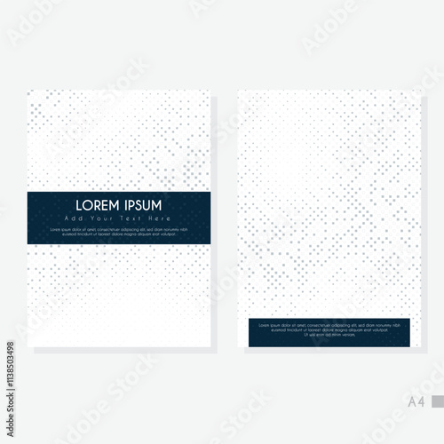 Creative A4 Abstract Cover Background Template.