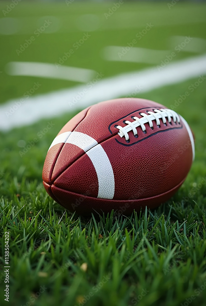 Momentum in Motion: A Unique Depiction of an American Football Dissolving into Colorful Particles Momentum in Motion: A Unique Depiction of an American Football Dissolving into Colorful Particles
