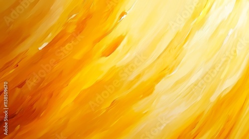 Abstract Golden Yellow Brus...