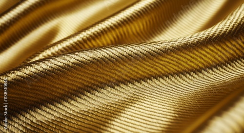 Golden Fabric Texture Drape...