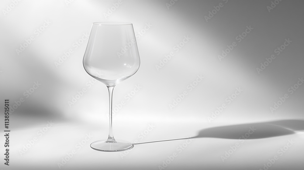 27. A clean and simple photo of an empty glass casting a faint shadow on a plain white background 27. A clean and simple photo of an empty glass casting a faint shadow on a plain white background