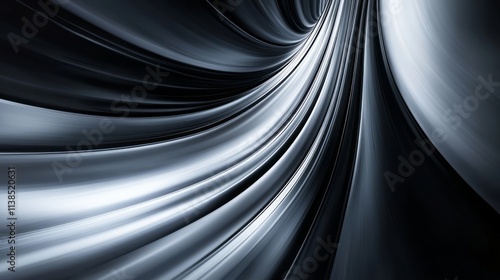 Abstract grayscale swirling...