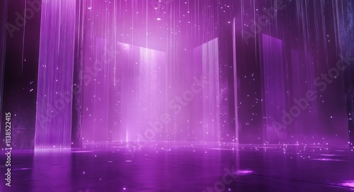 Abstract Purple Digital Art...