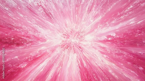 18. A luminous pink background with light streaks radiating from the center