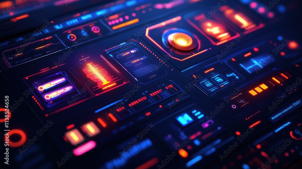 Innovative cyber interaction concept featuring radiant holograms, smooth pathways, and futuristic graphic designs Innovative cyber interaction concept featuring radiant holograms, smooth pathways, and futuristic graphic designs