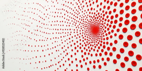 Red circles radiate outward...