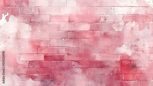 13. A muted brick red background with a watercolor wash effect for a soft and natural look