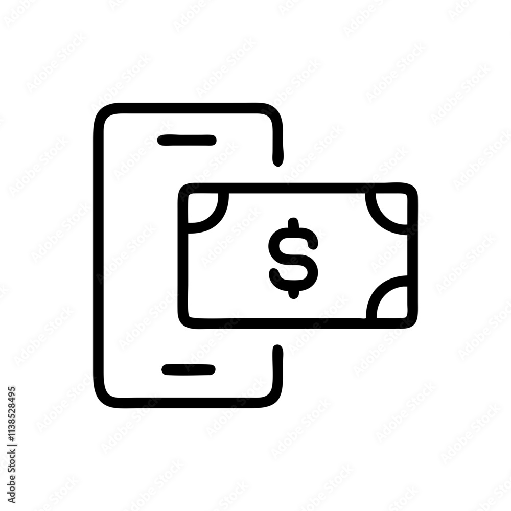 mobile phone icon vector illustration mobile phone icon vector illustration