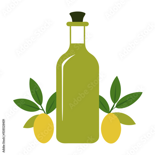 olive oil and olives