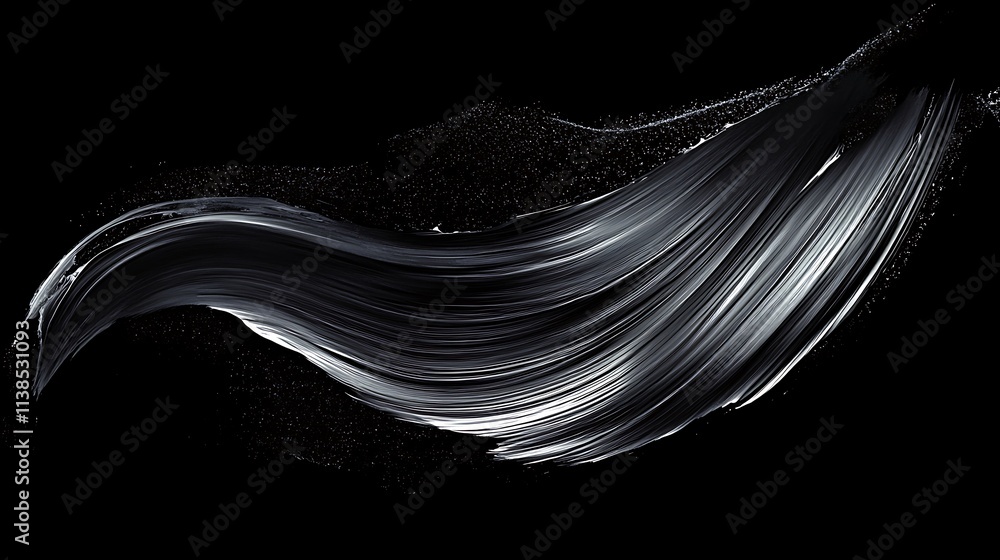 Fototapeta premium 2. A textured black background with subtle brushstroke patterns for an artistic effect