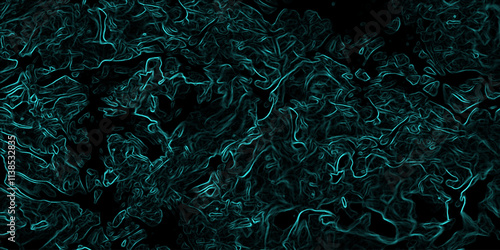 Scattered heavy dark blue jade colored texture grunge texture on a dark concrete wall. Imaginatory fractal background. Fantastic outer view for web design with place for text Template. space, vector.