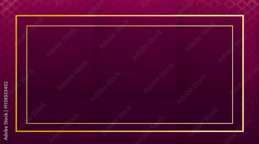 a purple background with a gold border, purple frame. a purple background with a gold border, purple frame.
