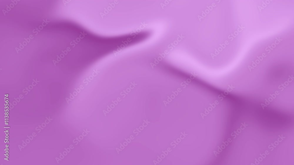 Soft flowing silk fabric in purple and pink with smooth satin texture, creating a luxurious, wave-like backdrop design Soft flowing silk fabric in purple and pink with smooth satin texture, creating a luxurious, wave-like backdrop design