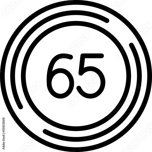 Sixty five Icon