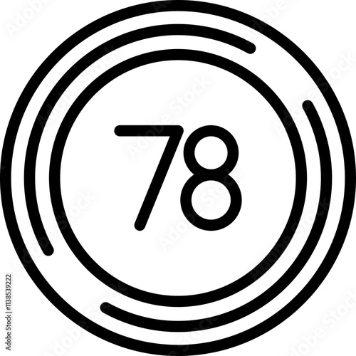 Seventy eight Icon