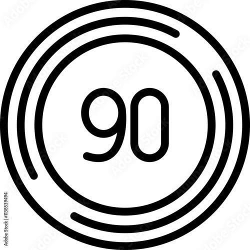 Ninety Icon