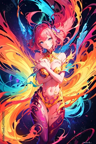 Sexy Anime Girl Art