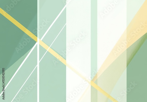 Abstract Green Yellow White...