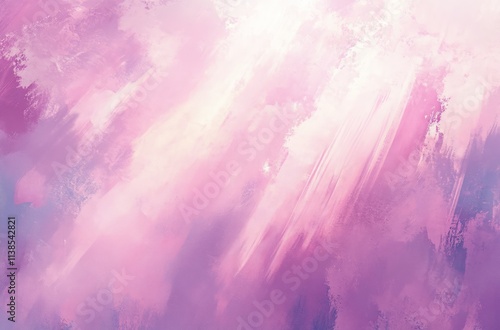 Abstract Pink and Purple Br...